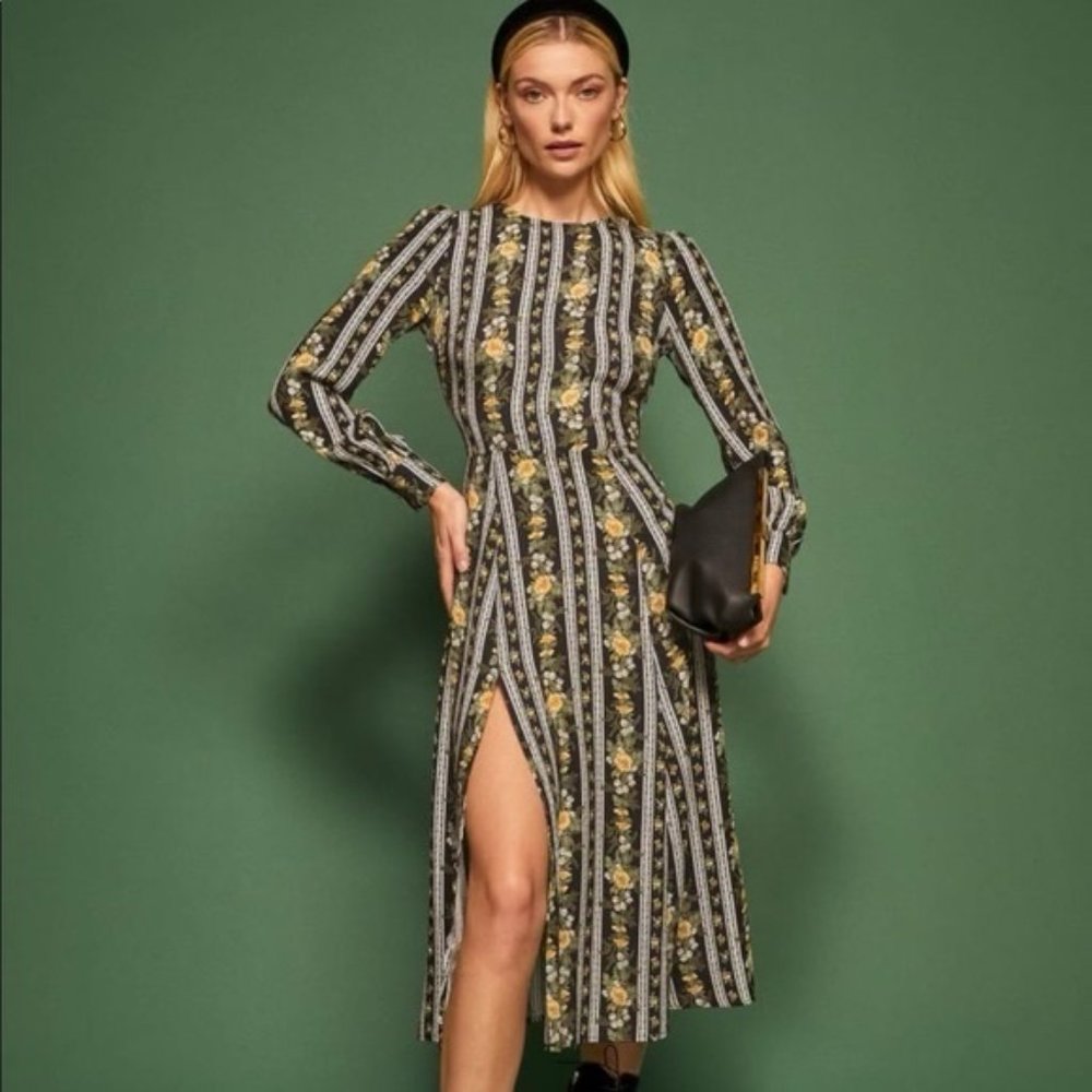 Reformation Midi Dress - Creed in Austria floral - size 12
